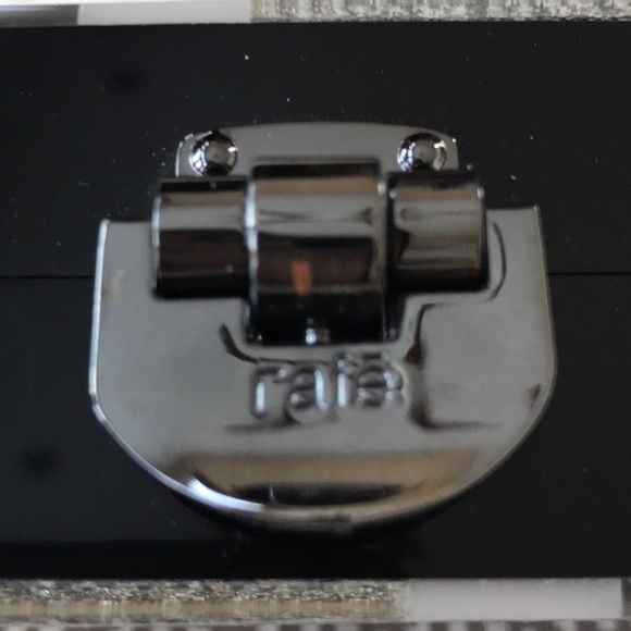 Rafe Alicia Lucite Clutch w/ Shoulder Strap - Picture 15 of 15